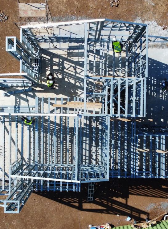 Execução de obra em Light Steel Framing